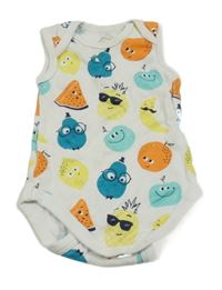 Bílé body s ovocem C&A