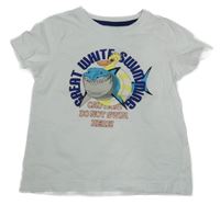 Bílé tričko se žralokem a kachnou Charles Vögele