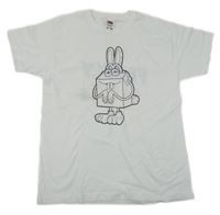 Biele tričko s vybarvovacím obrázkom Fruit of the Loom