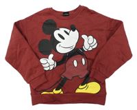 Červená mikina s Mickeym Primark