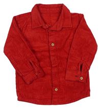 Červená menšestrová košeľa M&S