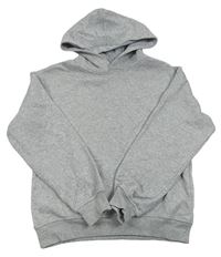 Sivá melírovaná mikina s kapucňou H&M