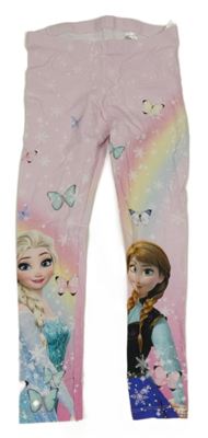 Světlerůžové legíny s Frozen