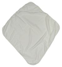 Bílá froté osuška s kapucí F&F