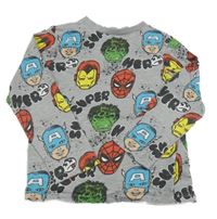 Šedo-barevné triko s Marvel George