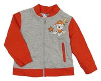 Sivo-červená prepínaci mikina s Tlapkovou patrolou Nickelodeon