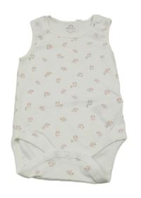 Biele body s králikmi Next