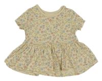 Smetanovo-barevná květovaná tunika George