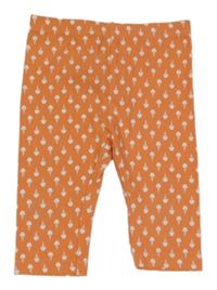 Oranžové crop legíny so zmrzlinami Lupilu