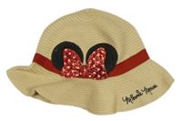 Smetanový slamák s Minnie a nápisem Primark