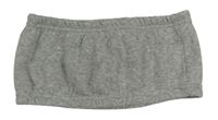 Sivý teplákový bandeau top Shein