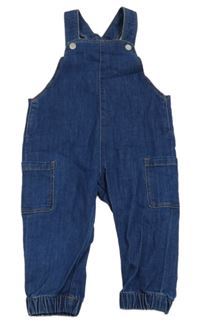 Tmavomodré laclové cuff rifle H&M