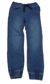 Tmavomodré teplákové cuff rifle Topolino