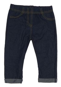 Tmavomodré legíny riflového vzhledu Nutmeg