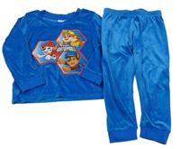 Modré sametové pyžamo - Tlapková Patrola Nickelodeon