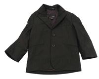 Hnedé pruhované sako Next