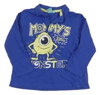 Modré polo triko s Mikem Wazowskim - Příšerky s.r.o. Disney