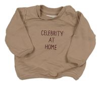 Staroružová mikina s nápisom Mango