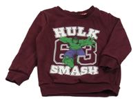 Vínová mikina s Hulkem George