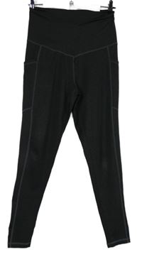 Dámské tmavošedé sportovní legíny 