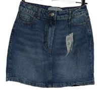 Nové - Dámska modrá rifľová sukňa Denim