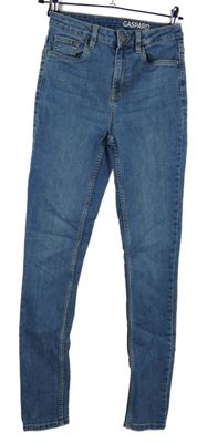 Dámské světlemodré skinny rifle 