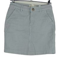 Dámska modro-biela prúžkovaná rifľová sukňa H&M