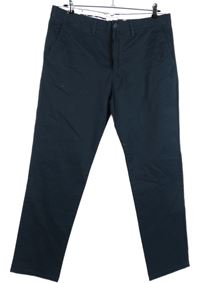 Pánske tmavomodré plátenné chino nohavice Jack&Jones vel. 34/30