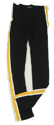 Čierne legíny s proužkem zn. H&M