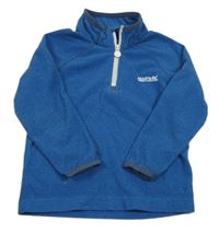 Modrá fleecová funknčí mikina s logom Regatta