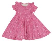 Ružové vzorované šaty