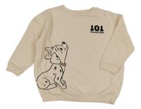 Svetloružová mikina s dalmatinem George