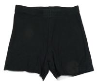 Čierne rebrované kraťasy Zeeman