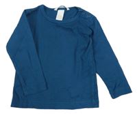 Petrolejové tričko H&M