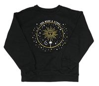 Čierna mikina so sluncem Primark