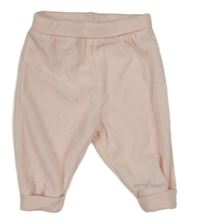 Světlerůžové sametové kalhoty