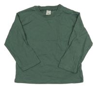 Zelenošedé triko H&M