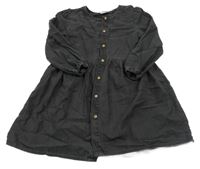 Čiernošedé ľahké rifľové prepínaci šaty Matalan