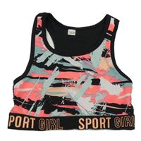 Čierno-neónová športová lambáda Zeeman