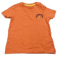 Oranžové tričko s dúhou F&F