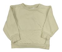 Smotanová mikina s klokankou zn. H&M