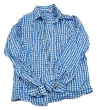 Modro-bílá kostkovaná košile Pepperts