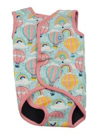 Světlemodro-růžové neoprenové body s balony Splash About