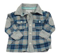 Šedo-modrá kostkovaná košile Rocha John Rocha