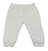 Biele rebrované tepláky C&A