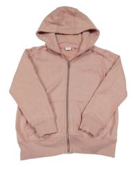 Svetloružová prepínaci mikina s kapucňou Next