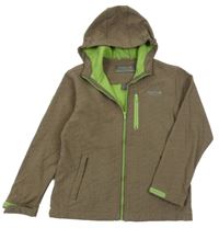 Béžová vzorovaná softshellová bunda s logem a kapucí Regatta