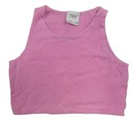 Ružový crop top Zara