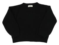 Čierny žinylkový sveter H&M