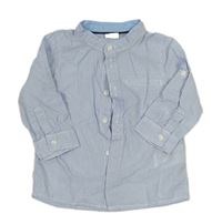 Modro-biela pruhovaná košeľa H&M